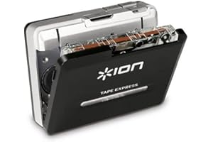 ION Tape Express Portable Analog to Digital Cassette Converter with Headphones