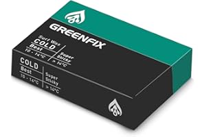 SURF SYSTEM GreenFix/Cold Water 48-58°F - Organic High Performance Surfboard Wax, Natural Ocean Friendly - Made in France - Non-Melting in Sun, Winner 2009 EU Innovation Award