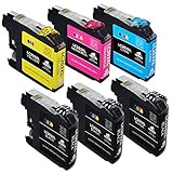 6-Pack IKONG Replacement for Brother LC203XL Work with Brother MFC-J480DW MFC-J885DW MFC-J485DW MFC-J880DW MFC-J680DW MFC-J4420DW MFC-J4620DW MFC-j460DW MFC-J5620DW MFC-J5720DW J5520DW J4320DW