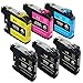 6-Pack IKONG Replacement for Brother LC203XL Works with Brother MFC-J480DW MFC-J885DW MFC-J485DW MFC-J880DW MFC-J680DW MFC-J4420DW MFC-J4620DW MFC-j460DW MFC-J5620DW J5720DW MFC-J5520DW MFC-J4320DW