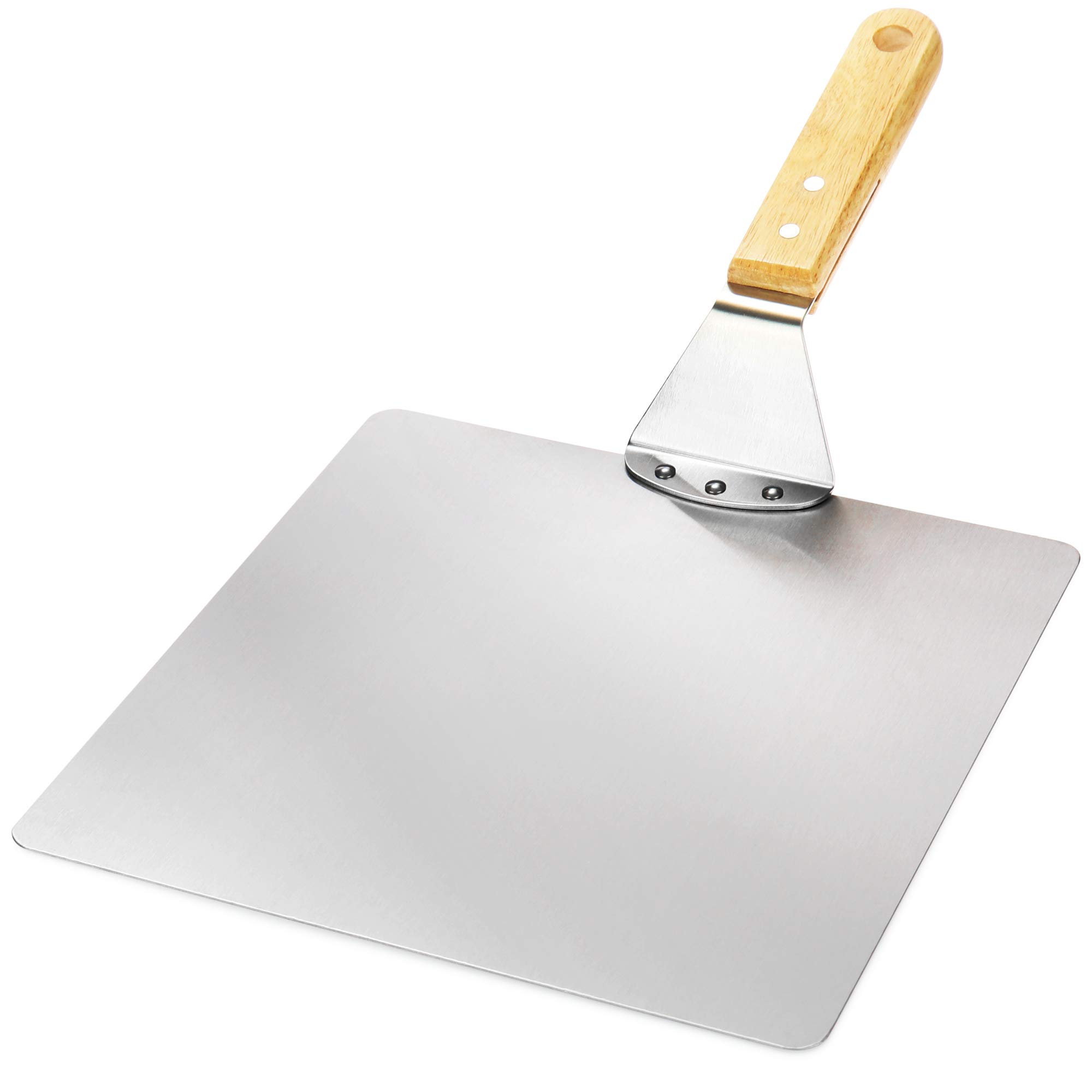 COM-FOUR-Pala-de-acero-inoxidable-Servidor-con-mango-de-madera-Para-pizza-tarta-flambeada-pasteles-panecillos-y-pan COM-FOUR-Pala-de-acero-inoxidable-Servidor-con-mango-de-madera-Para-pizza-tarta-flambeada-pasteles-panecillos-y-pan