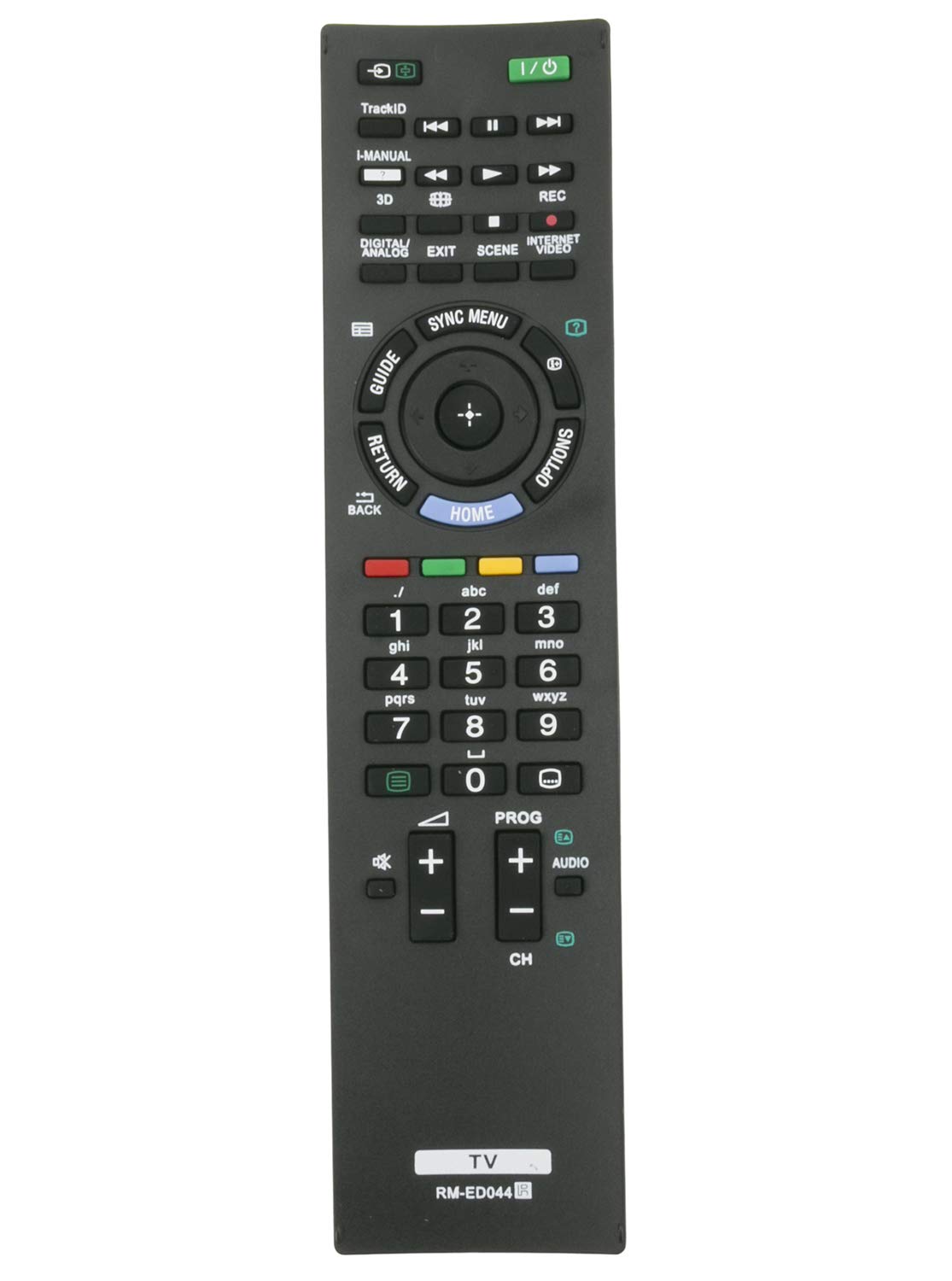 VINABTY RM-ED044 Replacement Remote Fit for Sony LCD TV Bravia KDL-55EX723 KDL-46EX723 KDL-40EX723 KDL-37EX723 KDL-32EX723 KDL-55EX720 KDL-46EX720 KDL-40EX720 KDL-37EX720 KDL-32EX720 KDL-55EX725