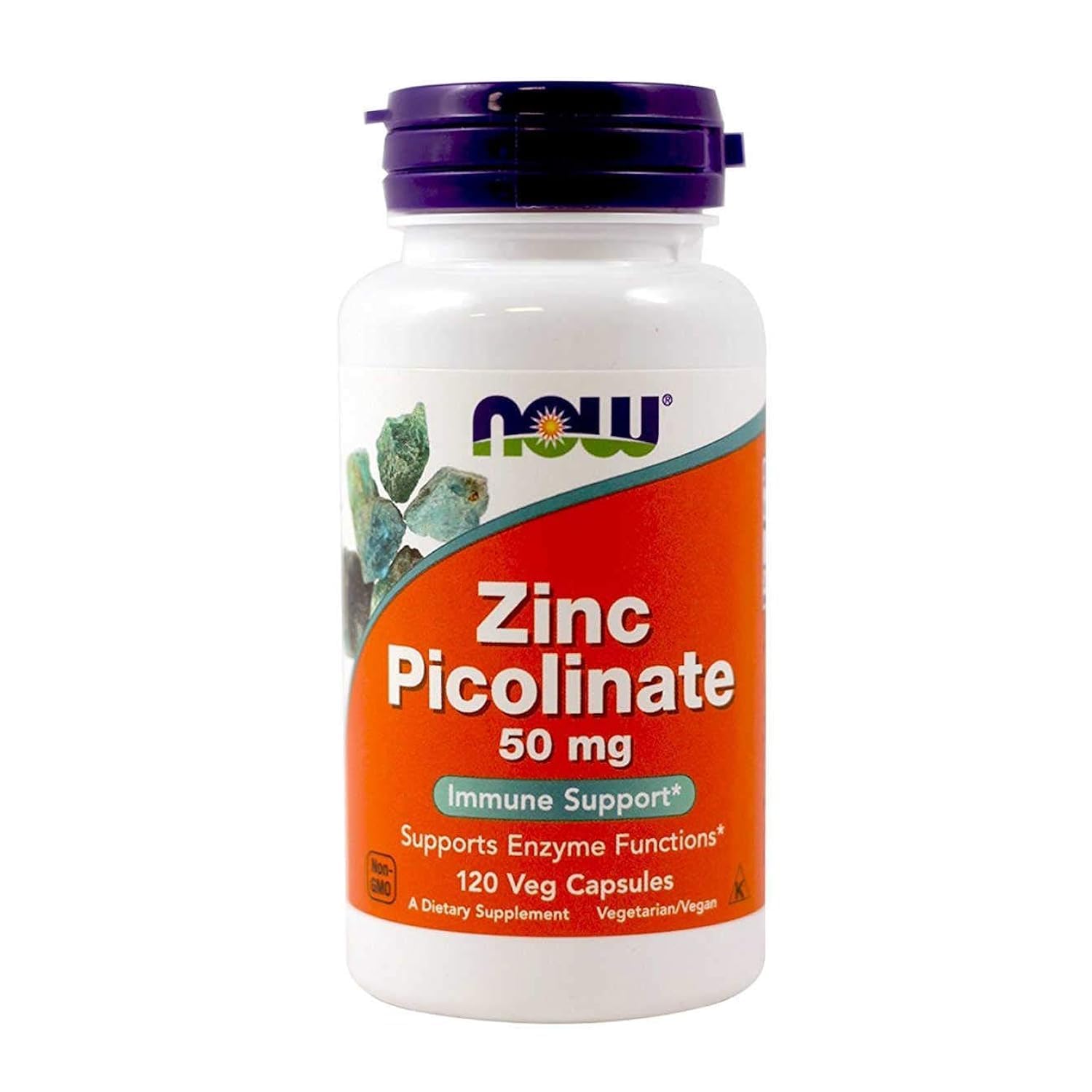 Photo 1 of NOW Foods - Zinc Picolinate 50 mg, 120 capsules