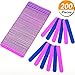 Sumind 200 Pack Disposable Nail Files Double Sided Nail Buffering Files Emery Boards Manicure Pedicure Tools Set (Blue and Pink)