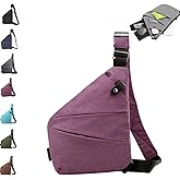 ocalil Anti Theft Travel Bag,Anti Theft Crossbody Bag, Sling Bag Travel Crossbody Bag for Women Men