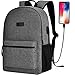 High School Backpack,15.6 Inch Laptop Backpack for Men Women,Travel Backpack with Headphone Port (gray)