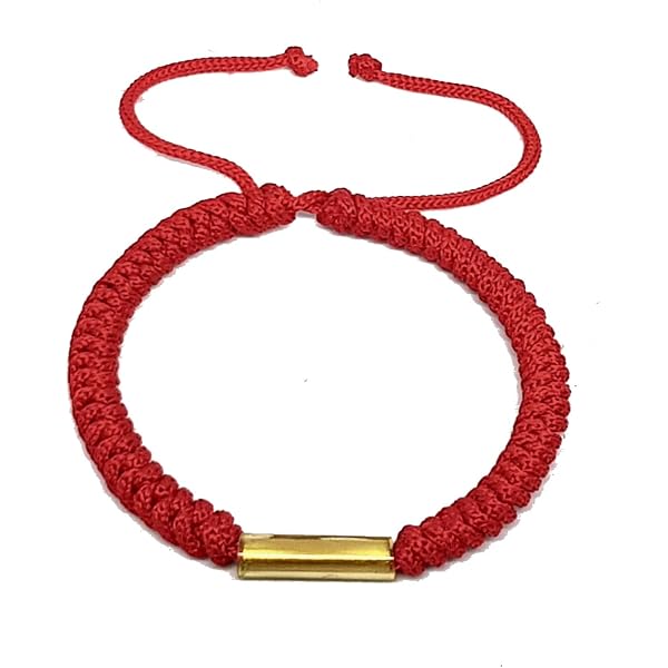 Fytease 2PCS Handwoven Red & Black String Bracelets - Buddhist Tibetan Style Adjustable Rope Bracelets For Protection & Luck - View #6