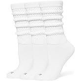 HUE Women&rsquo;s Slouch Socks Crew Boot Chunky Ribbed Cotton Scrunch