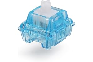 KPREPUBLIC HUANO Holy Tom Switch RGB Advance Tactile 60g Switches for Mechanical Keyboard mx stem 3pin Symmetric Long Spring Blue White (Holy Tom Switch X110)