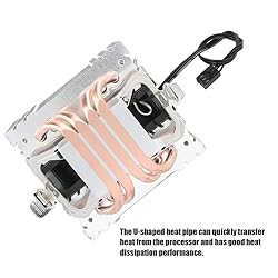 Single Fan Radiator, 4 Heat Pipe CPU Fan Radiator