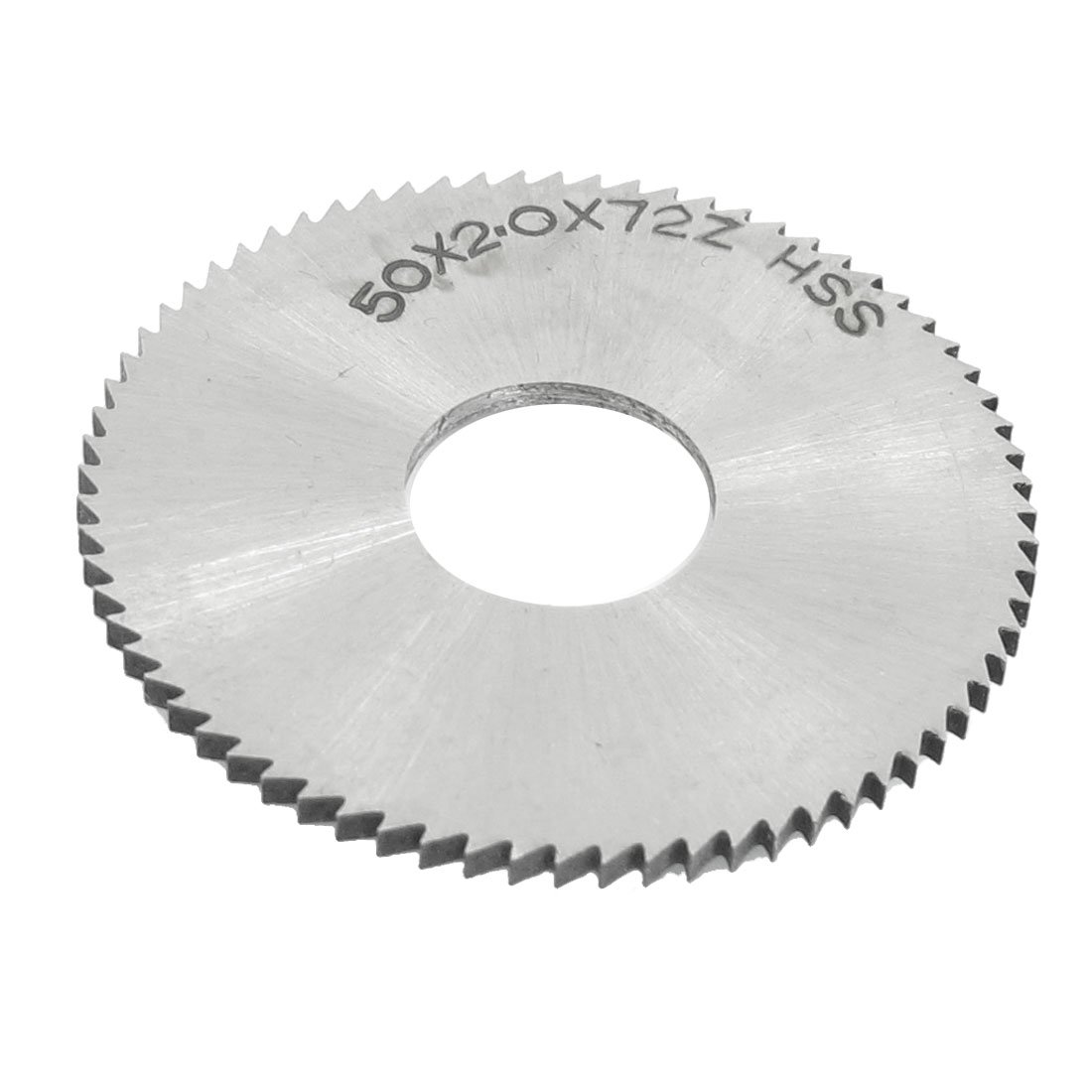 Sourcingmap Cutting Tool 50mm x 16mm x 2mm 72 Peg Teeth HSS Slitting Saw Blade