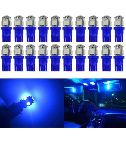 Dash Light Insert Red LED Instrument Panel Lights Interior Light Assemblies 20-Piece Blue ...