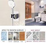 Lofekea Shower Head Holder Adhesive Wall Mount Adjustable Angles view 8