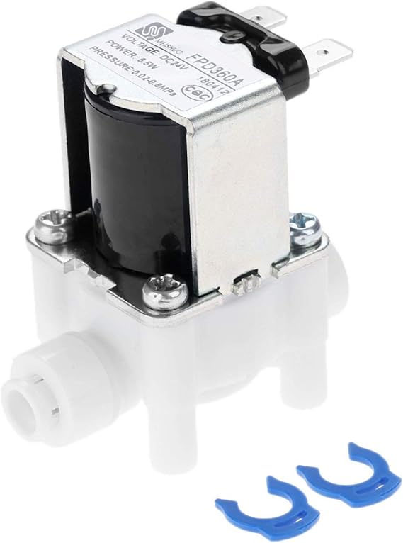 Válvula de agua eléctrica AC 24 V DC válvula de solenoide conexión ...