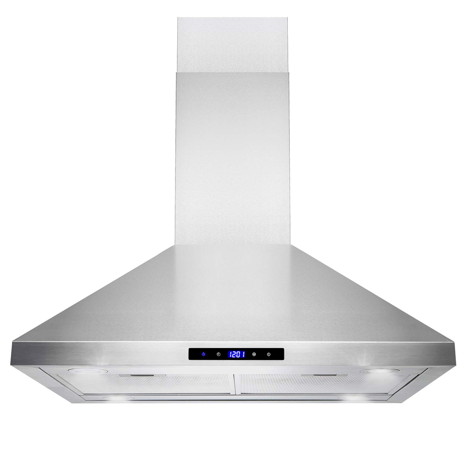 Golden Vantage Island Mount Range Hood 30" StainlessSteel Hood Fan