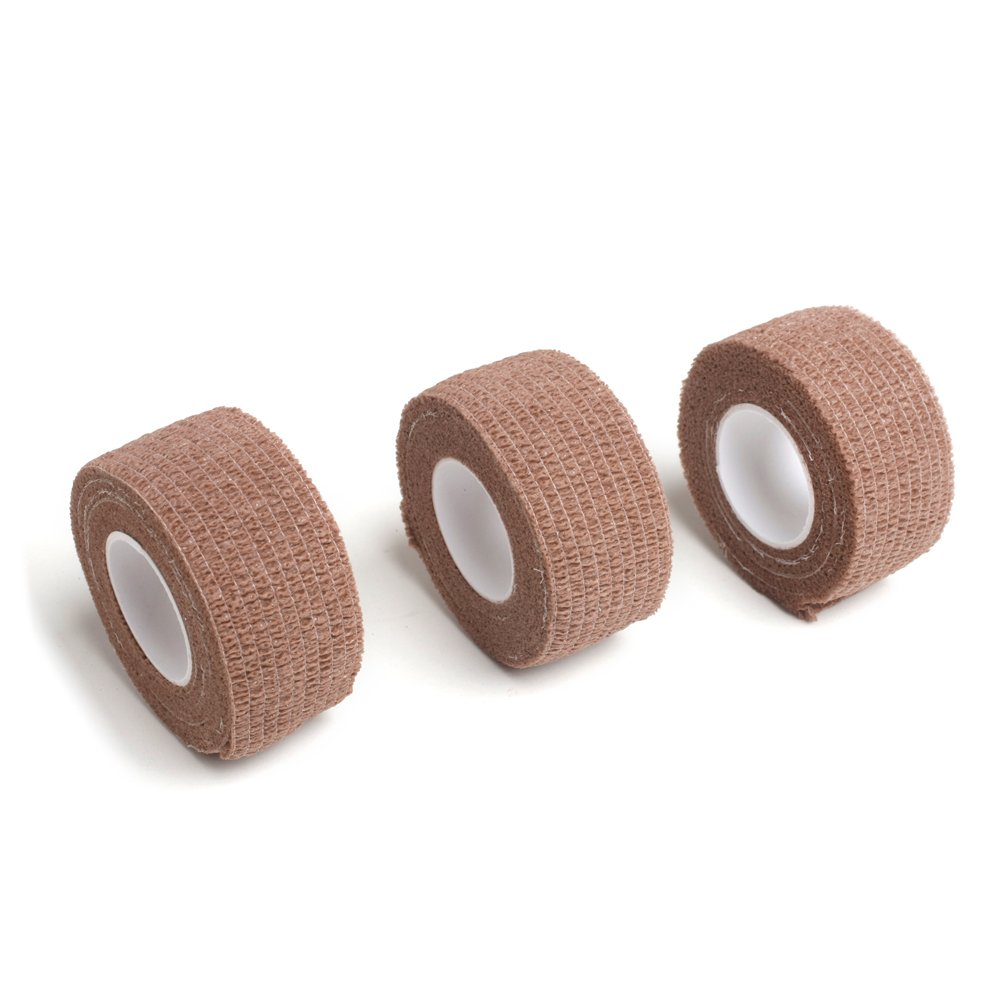 MediChoice SelfAdherent Cohesive Bandage, NonSterile, 1 Inch x 5 Yards, Tan