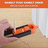 flintronic Scribing Ruler Contour Gauge Lock Irregular Shapes Woodworking view 9