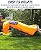 Boha Inflatable Lounger Bag Air Sofa Lounge Hammock and Pool Float, Perfect for Hiking Camping Beach Hangout Music Festivals Pool Parties, The Most Comfortable Air Lounger! (Camo Blue)