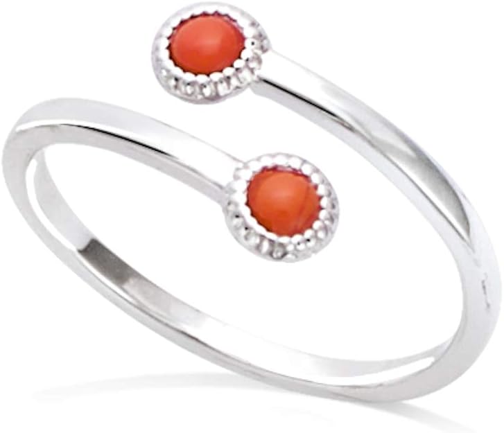 RueParadis Bijoux - Feiner Ring - Massives/Sterling Silber 925 - Sommer