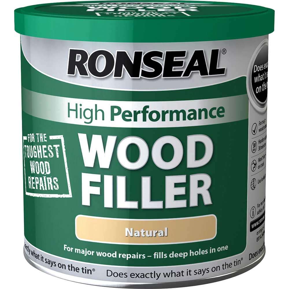 Ronseal HPWFN37Kg 3.7Kg High Performance Wood Filler - Natural
