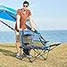 RORAIMA Light Weight Backpacking Reclining/Lounging Camping Folding Chair with Headrest and Footrest for Outdoor Camping, RV, BBQ, Football Games