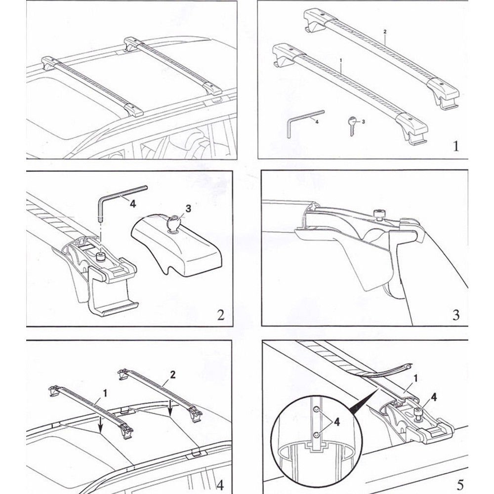 Luggage Rack Roof Rack Cross Bar for Ford Explorer 2012