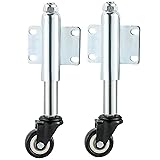 FLKQC 2" Spring Loaded Gate Caster, Set of 2 TPU