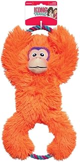 KONG Tuggz Monkey XL Dog Toy Multicolour with Rope Ends 23 x 11 x 42 cm view 3