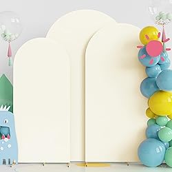 Fomcet Set of 3 Wedding Arch Covers