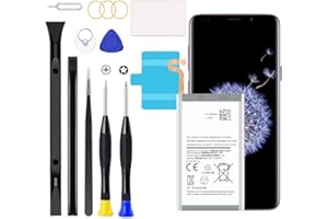 Svenirven Galaxy S9 Plus Battery,2025 New Upgraded Battery for Samsung Galaxy S9 Plus SM-G965 G965U/U1/R4/W/F/A/T/P/V, EB-BG965ABE EB-BG965ABA with Full Remove Repair Tool Kit