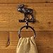 Park Designs Cast Moose Towel Ring Hook