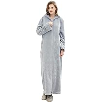 zipped dressing gowns amazon