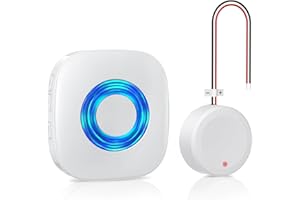BISTEE Wireless Doorbell Chime for Blink video Doorbell (1st gen)/(2nd gen) /Wired chime/Wired Button with Wired Transmitter (White)