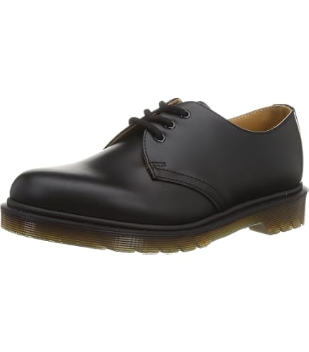 Amazon.com | Dr. Martens Unisex 1461 Mono Shoe, Black, 12 Women/11