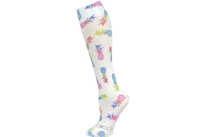 Hocsocx Pineapple Paradise Socks Performance Liner Moisture-Wicking Protection for Field Hockey, Ice Hockey, and Soccer