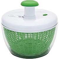 Farberware Easy to use pro Pump Spinner with Bowl, Colander and Built in draining System for Fresh, Crisp, Clean Salad and Pr