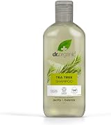 Dr Organic Tea Tree Purifying Shampoo for Oily Roots 265ml Vegan COSMOS Organic