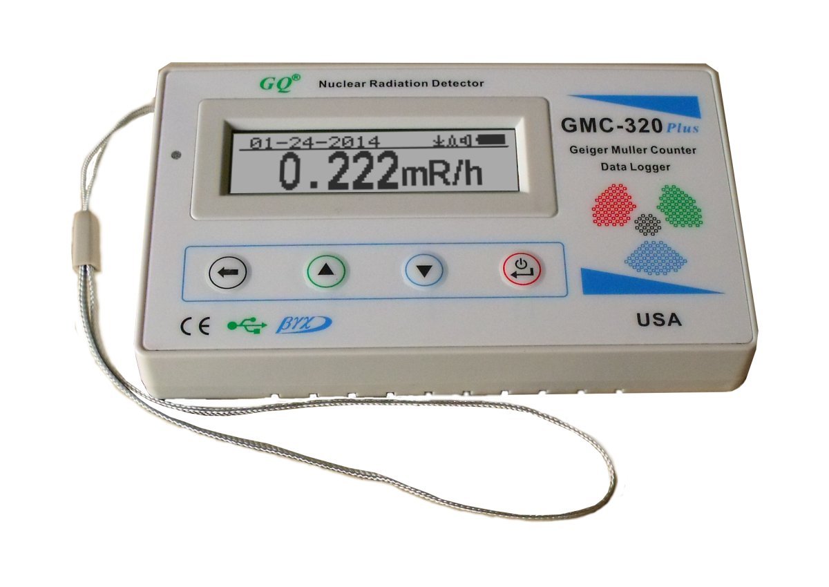 GQ GMC320Plus Geiger Counter Nulcear Radiation Detector Meter Beta Gamma X eBay