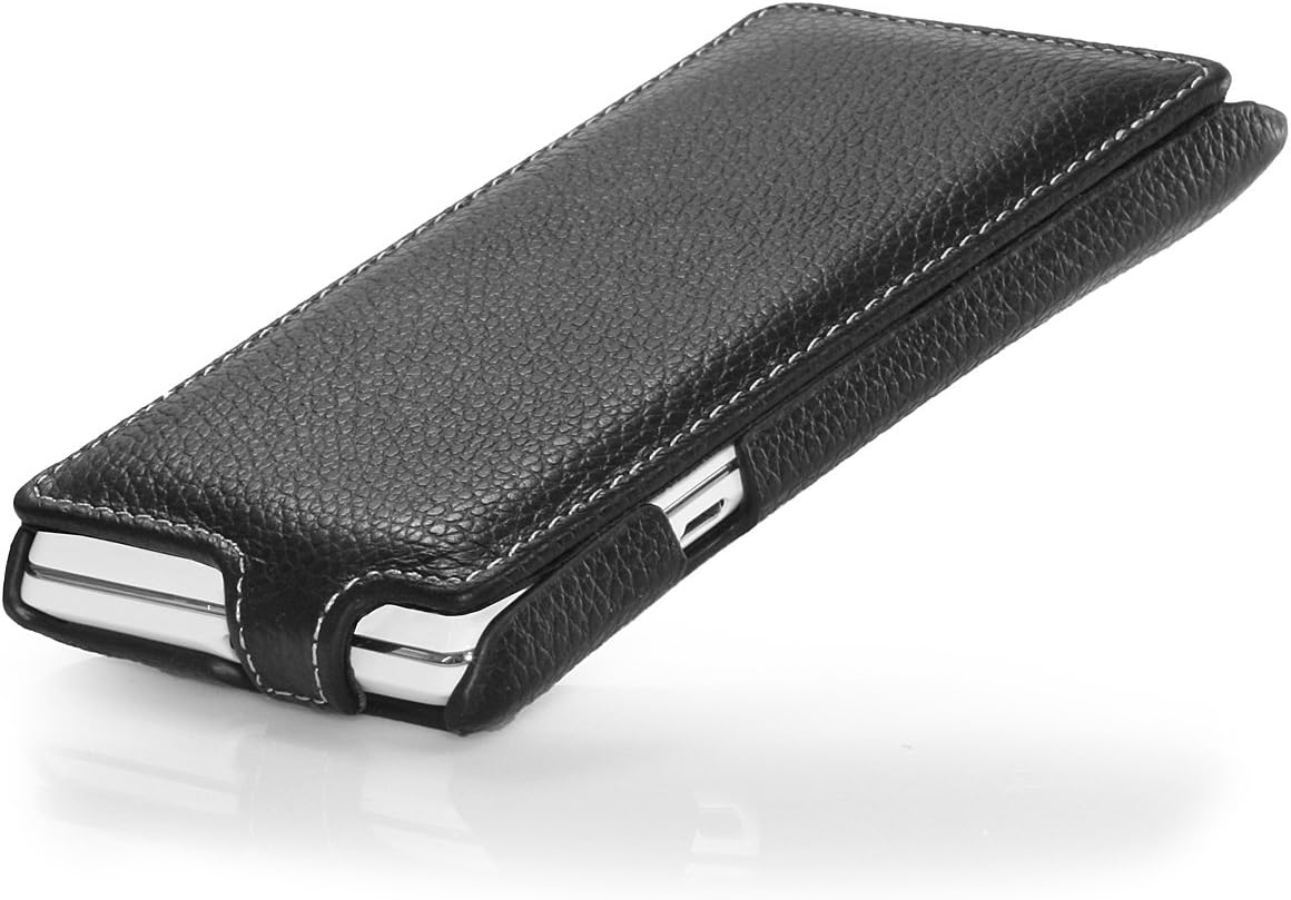 StilGut Exclusive UltraSlim Leather Case for Sony Xperia L Black - Image 5