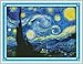 Joy Sunday Cross Stitch Kits Sweing Patterns Starry Night of Van Gogh 11CT Stamped DMC Printed Fabric Cross-Stitch Hand Embroidery Kit 23'' x18''
