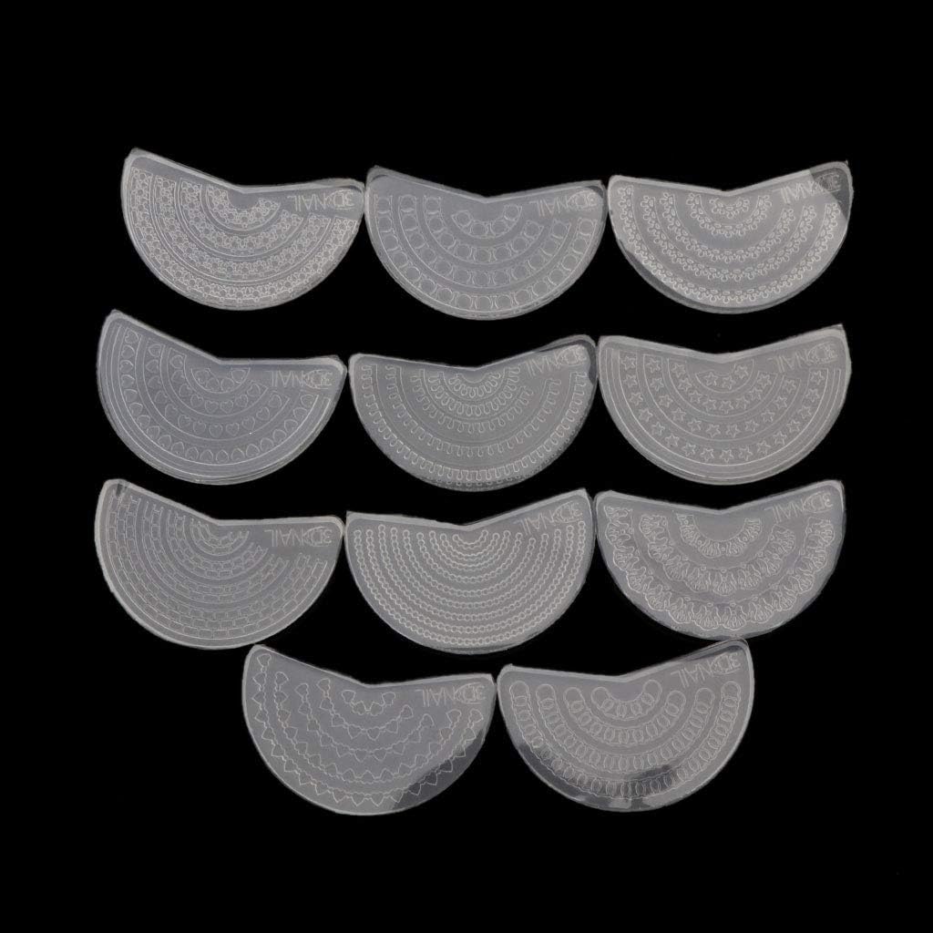 cici store DIY Crystal Epoxy Mold Resin Kit,Geometric Flower Pendant Silicone Mold Set,8#