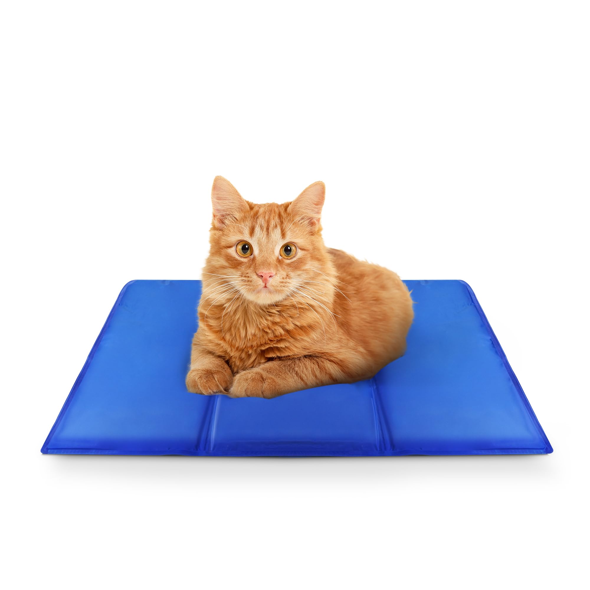 FurDreams Pet Cooling Mats – Self Cooling Mat Bed for Dogs, Cats to Prevent Overheating During Rest & Sleep – Heat Absorbing & Waterproof Gel Pillow Pad to Keep Cool in Summer – Solid (44x64cm)
