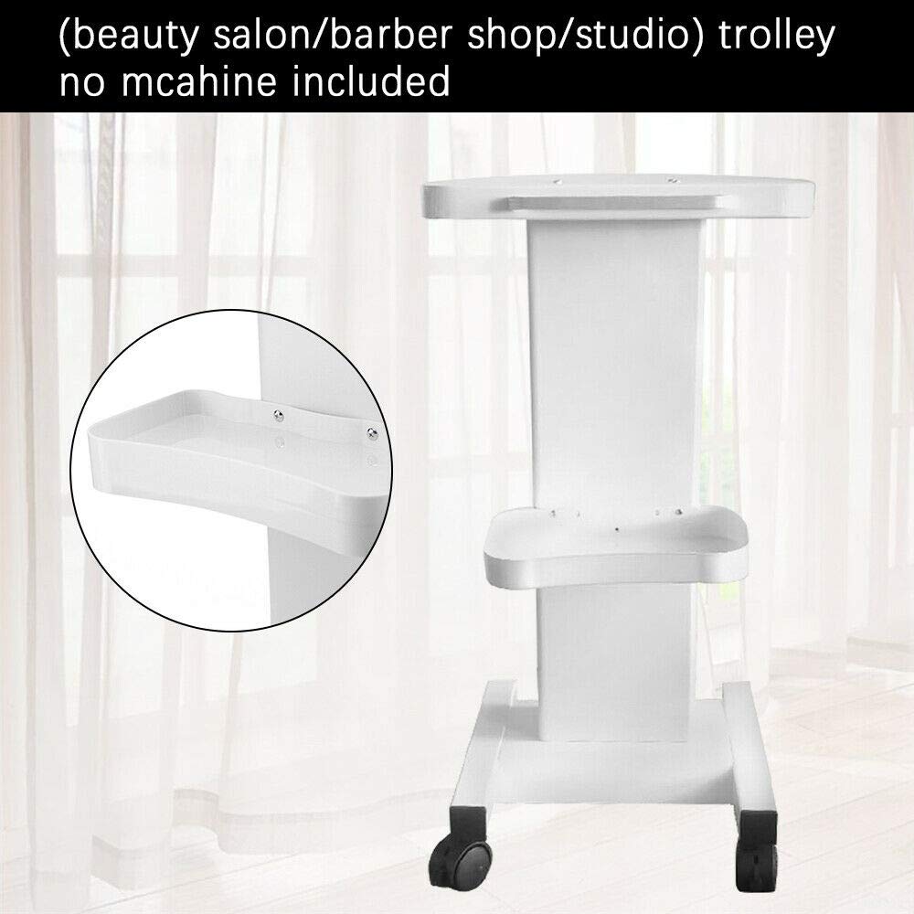 TFCFL Salon Trolley Stand Rolling Trolley Cart Beauty Wheel Holder Spa Cart White (No. 6 cart without socket): Beauty