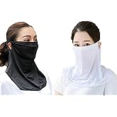 Sun Protection Face Mask Single Layer Neck Gaiter Lightweight Summer Protection Scarf Bandana UV Protective