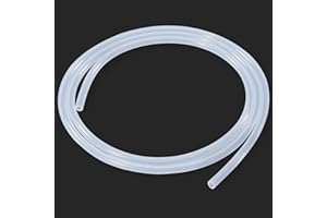 BEHAUNTY 3/16"ID x 5/16"OD Silicone Tubing, 3 Feet - Flexible Food Grade Clear Silicone Tube for Home Brewing, Aquariums, and Medical Applications