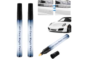 FAGOBYX (2pcs) Magic Pen For Car Scratches, Magic Car Scratch Removal Pen, All Cars Magic Pen,Scratch Pens For Cars,Weatherproof Touch Up Paint Pen,Car Paint Scratch Remover Pen
