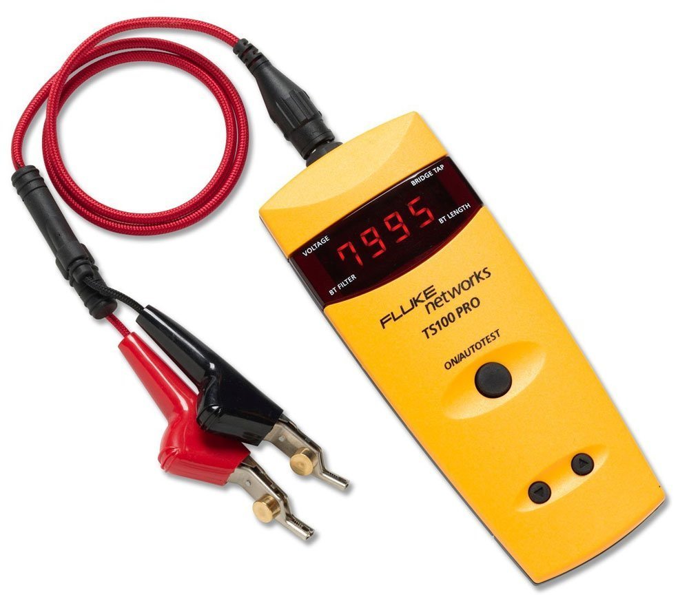Fluke Networks TS100PROBTTDR Cable Fault Finder TDR Kit with Bridge
