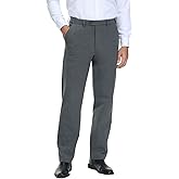 Soojun Men's Modern Fit Expandable Waist Premium Comfort Dress Pant