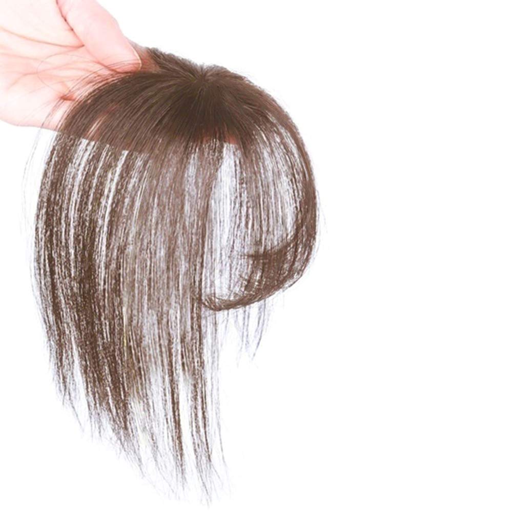 Clip in Fringe, Hair Toppers for Thinning Hair, 3D Air Bangs Hairs Topper Extension Invisible Seamless Thin Neat Fake Bangs for Women