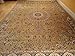 Persian Silk Brand Gold Rug Multiple Size Rugs 7x10 Beige Rugs Living Room Area Rugs Silk 6x9 Gold Beige Luxury Area Rugs Dining Room Rug (Large 7'x10')